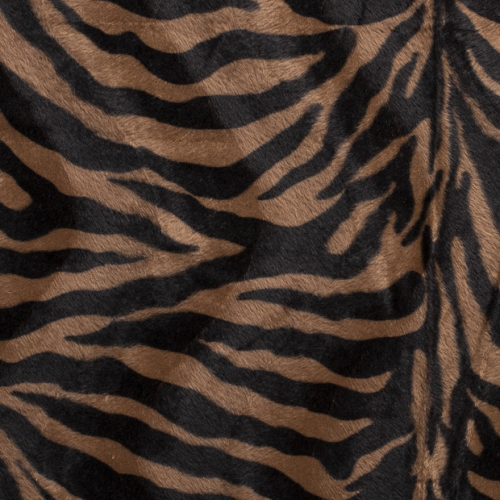 Velboa Zebra Braun-Schwarz